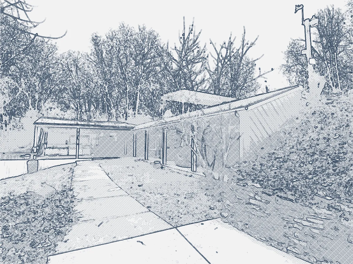 Pencil sketch of Earth Home Remediation